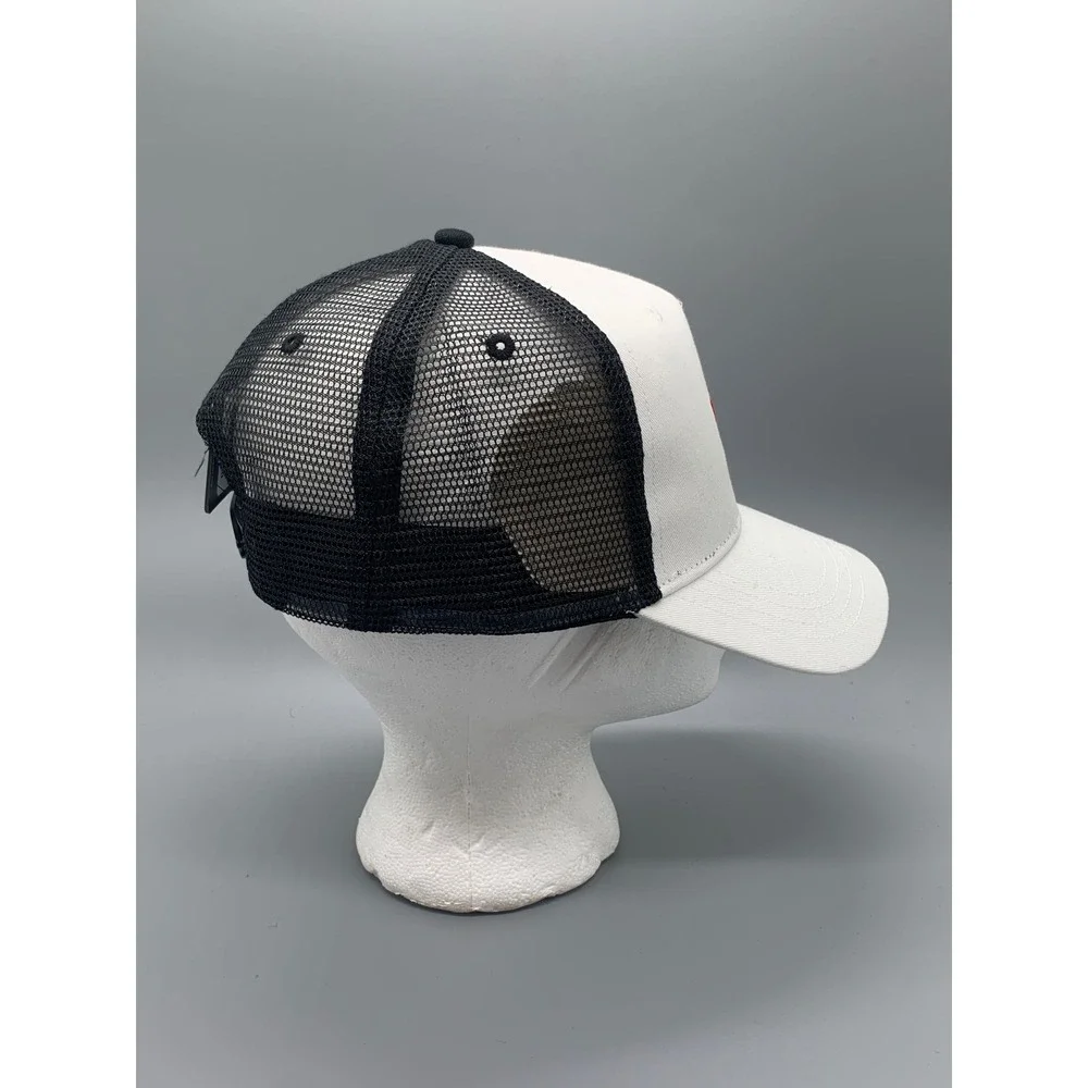 True Religion Pride Rainbow Horseshoe Logo Trucker Hat White Black  Mens OS